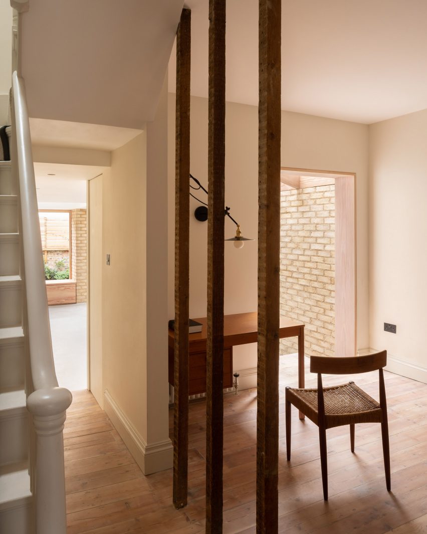 Vestry Road house extension by Oliver Leech Architects study