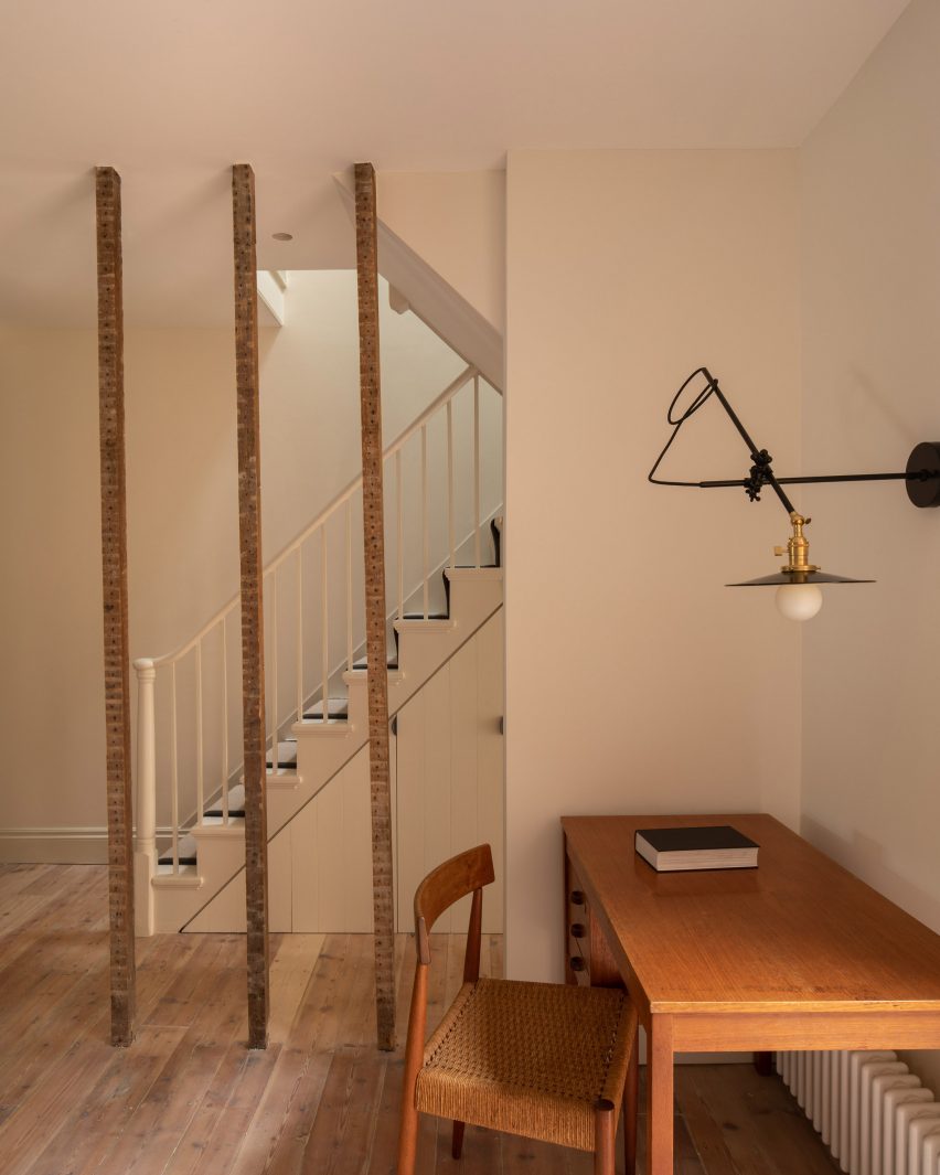 Vestry Road house extension by Oliver Leech Architects staircase