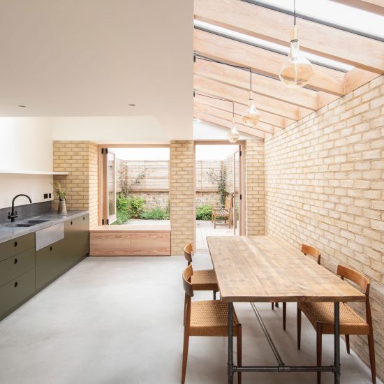 Vestry Road house extension by Oliver Leech Architects kitchen
