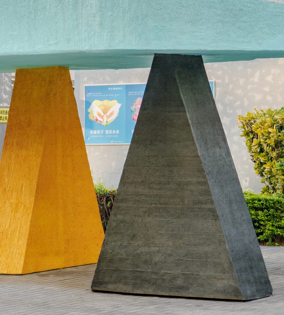 Yantian Dolmen by Sam Jacob Studio in Yantian port district of Shenzhen