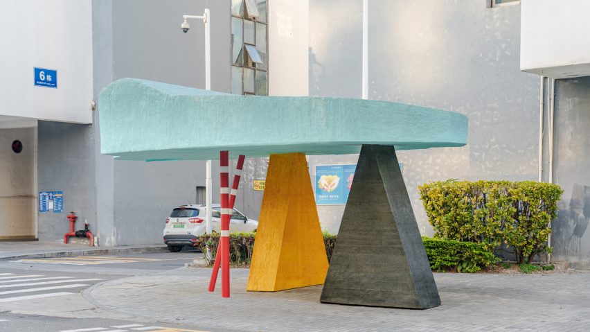 Yantian Dolmen by Sam Jacob Studio in Yantian port district of Shenzhen