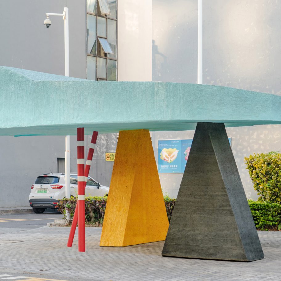 Yantian Dolmen by Sam Jacob Studio in Yantian port district of Shenzhen