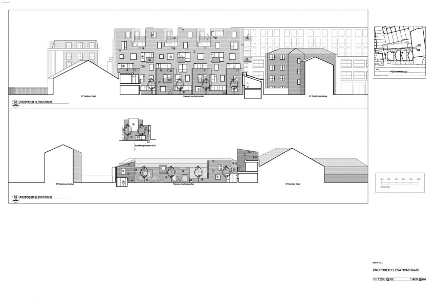 95 Peckham Road housing by Peter Barber Architects