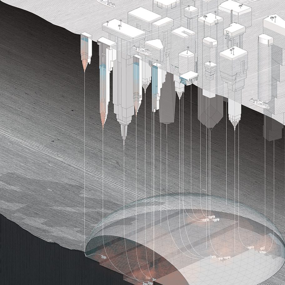 Design Earth, Pacific Aquarium, Below the Water Towers, 2016