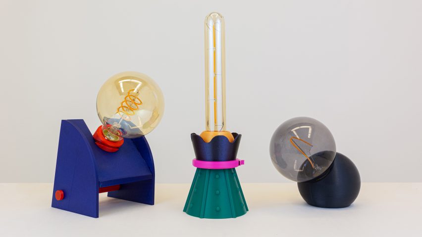 Hola Studio 3D-printed lamps for VDF x Ventura Projects