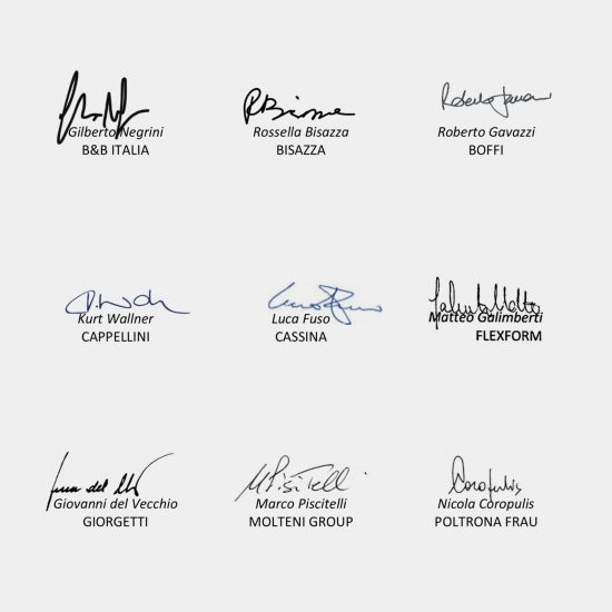 Italian design brands sign manifesto warning of economic catastrophe