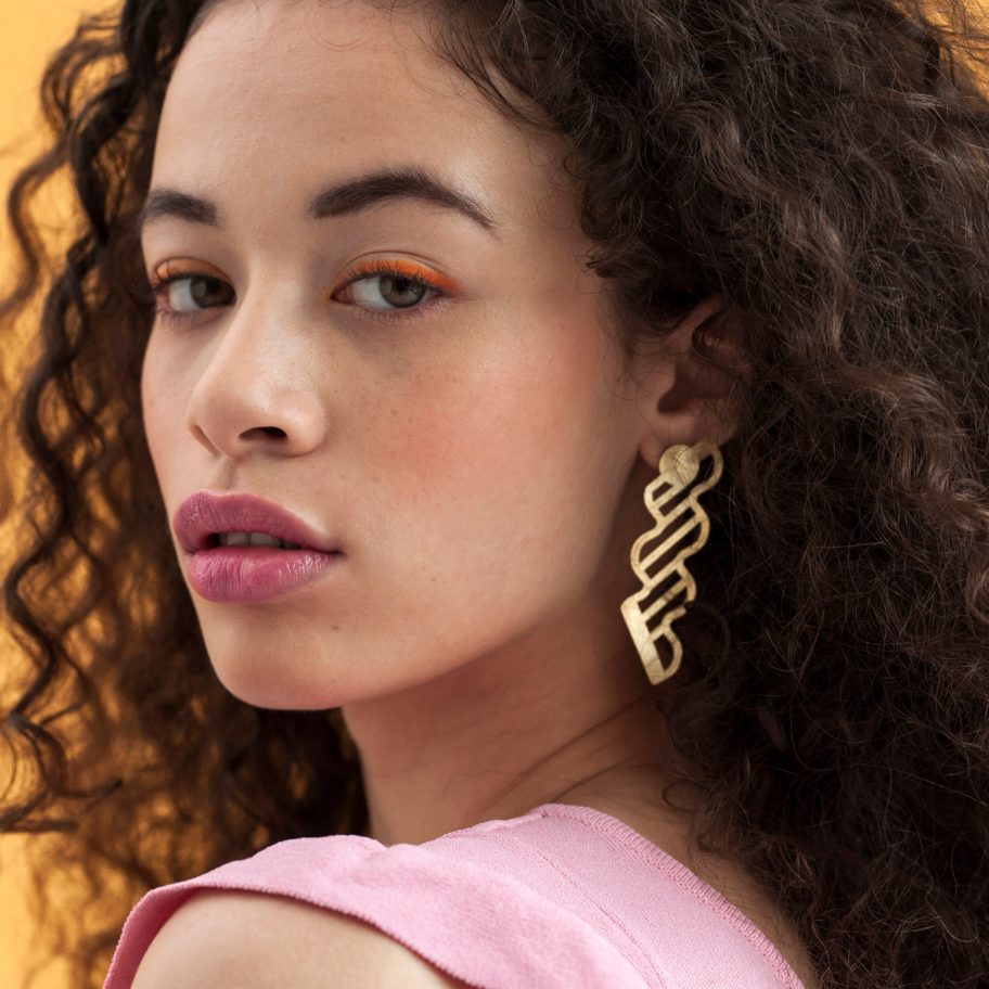 Giga statement earrings by Nmarra
