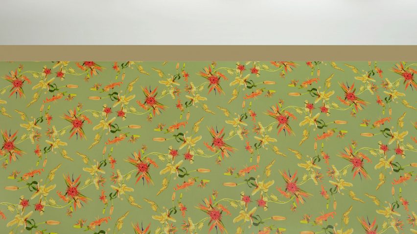 Paradise pattern features in Superflower's Florescence wallpaper collection