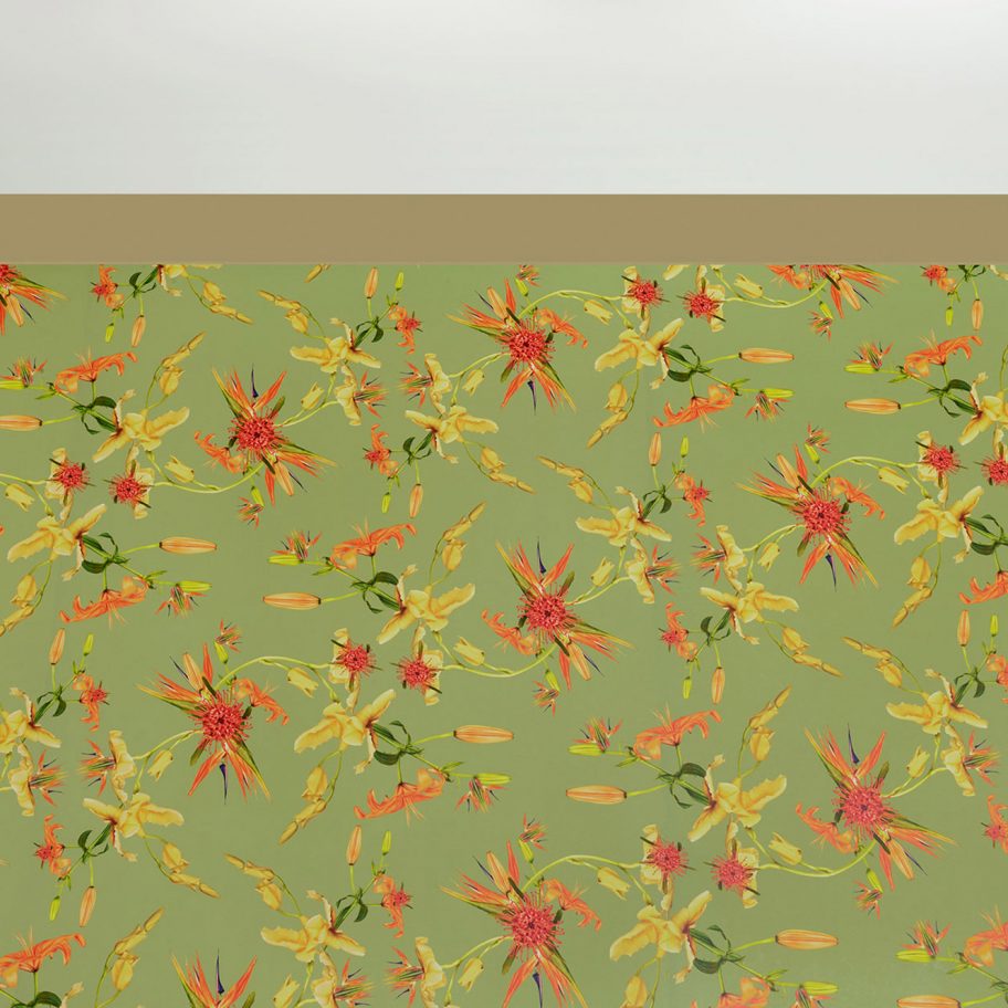 Paradise pattern features in Superflower's Florescence wallpaper collection