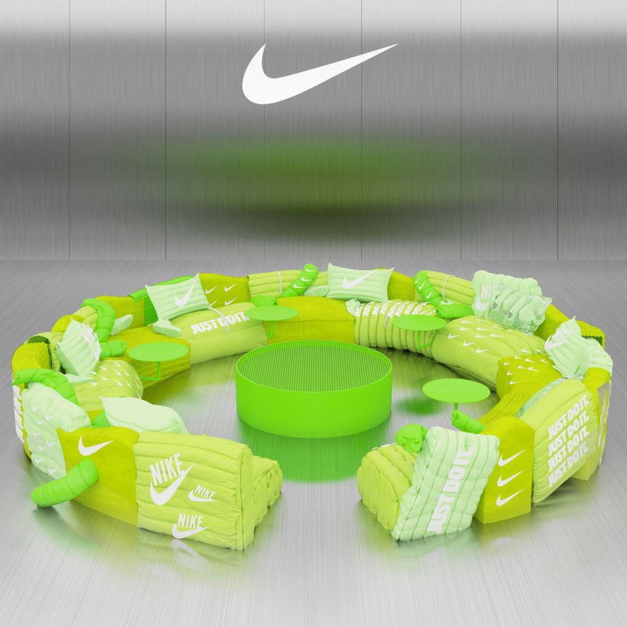 Air Max Day Sofa by Crosby Studios