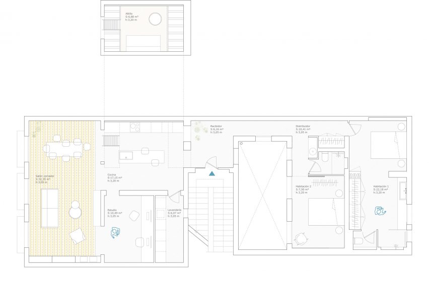 Apartment in Lavapiés by Leticia Saá