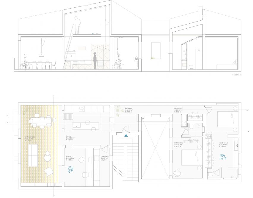 Apartment in Lavapiés by Leticia Saá