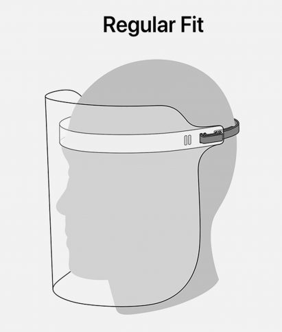 Apple face shields