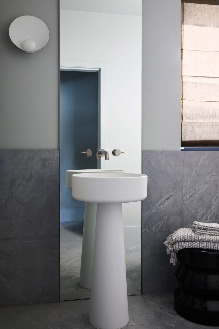 Sink and mirror