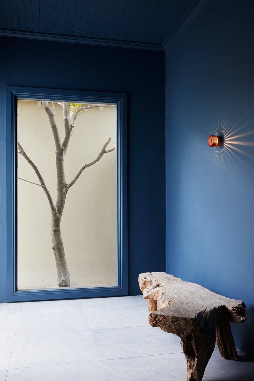 Blue bedroom