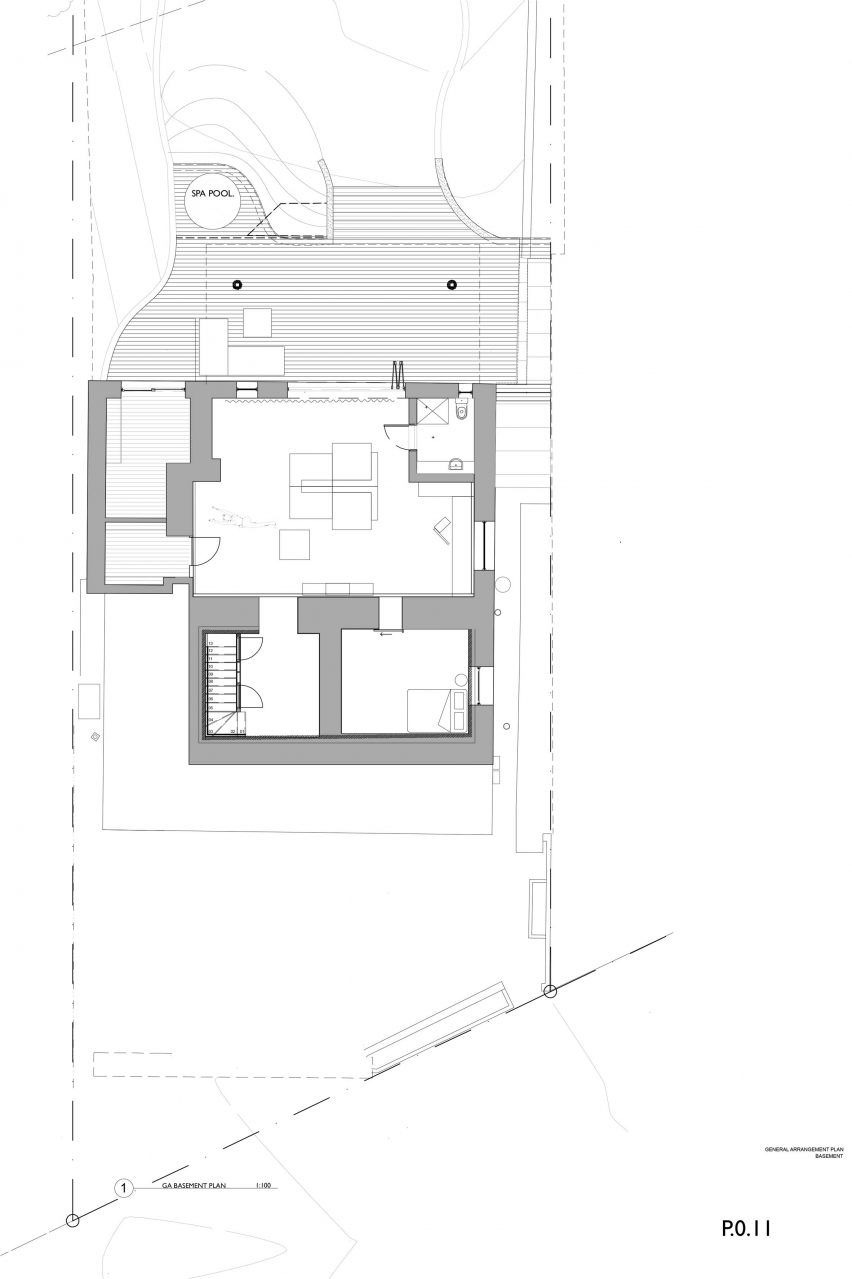 Basement floor plan