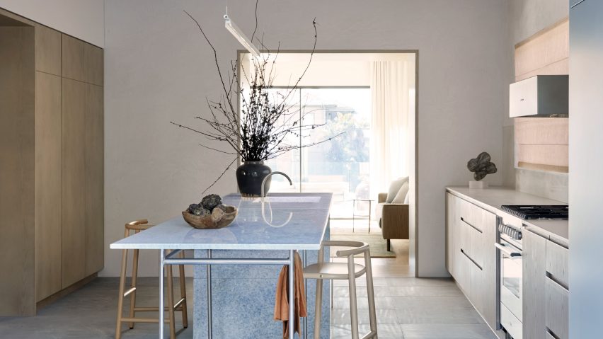Balmoral Blue House by Esoteriko kitchen