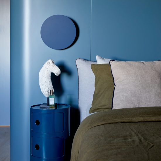 Blue bedroom