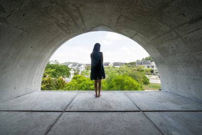 Bewboc House by Fabian Tan barrel-vaulted balcony