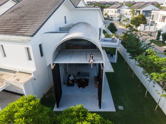 Bewboc House by Fabian Tan aerial view