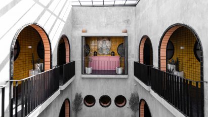 Colourful tiles and Mexican craft feature in Casa Hoyos hotel by AG Studio