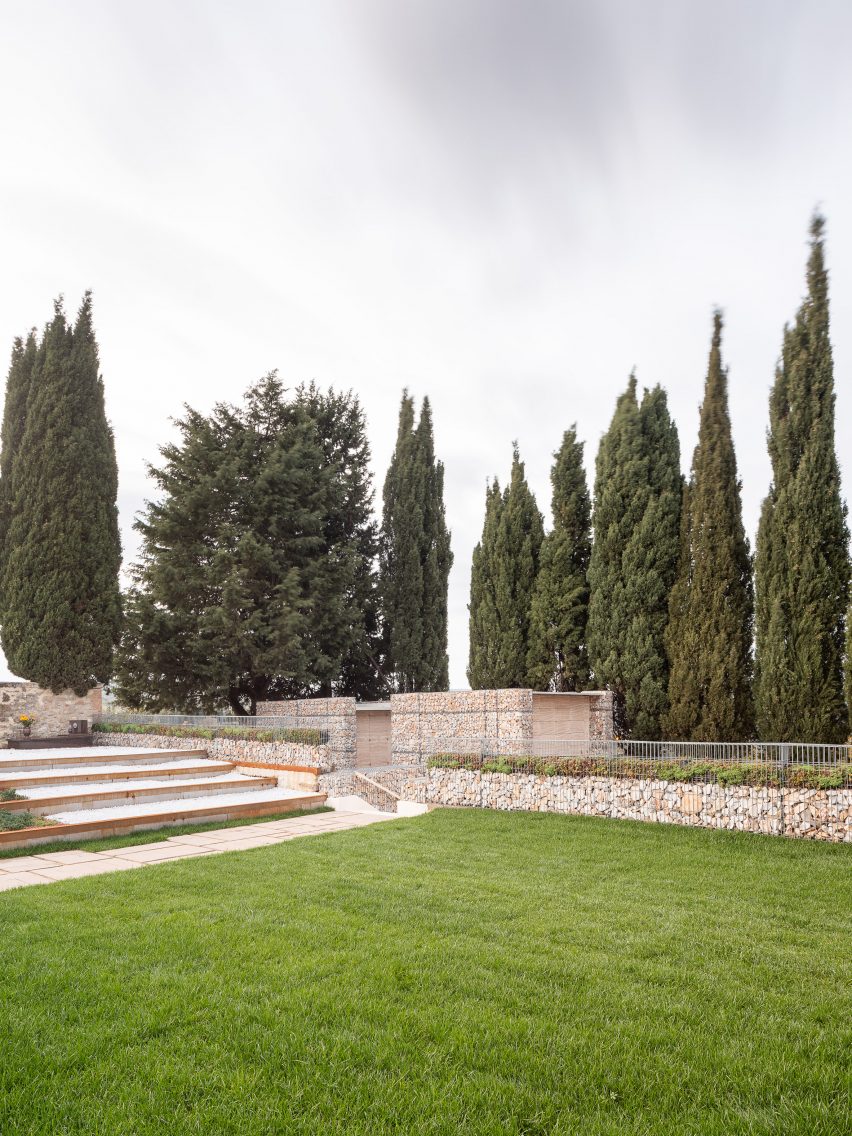 Cemetery Castel San Gimignano by Microscape