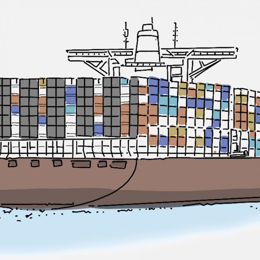 Container ship mobile coronavirus hospitals by Weston Williamson + Partners