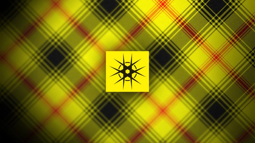 Coronavirus tartan