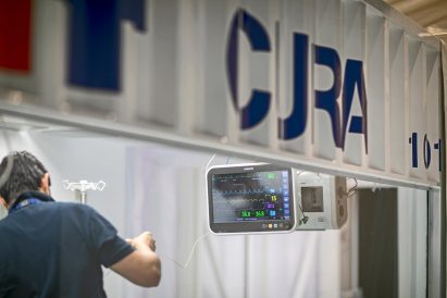Shipping-container intensive care unit by Carlo Ratti and Italo Rota installed at Turin hospital