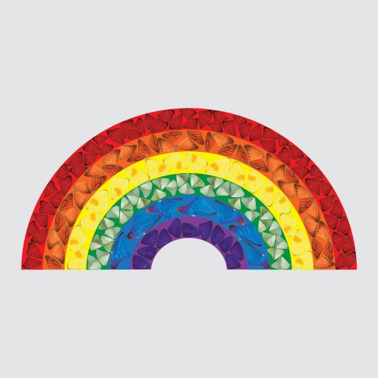 Damien Hirst creates Butterfly Rainbow artwork to raise money for the NHS during coronavirus crisis