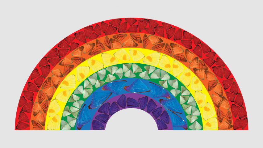 Damien Hirst creates Butterfly Rainbow artwork to raise money for the NHS during coronavirus crisis