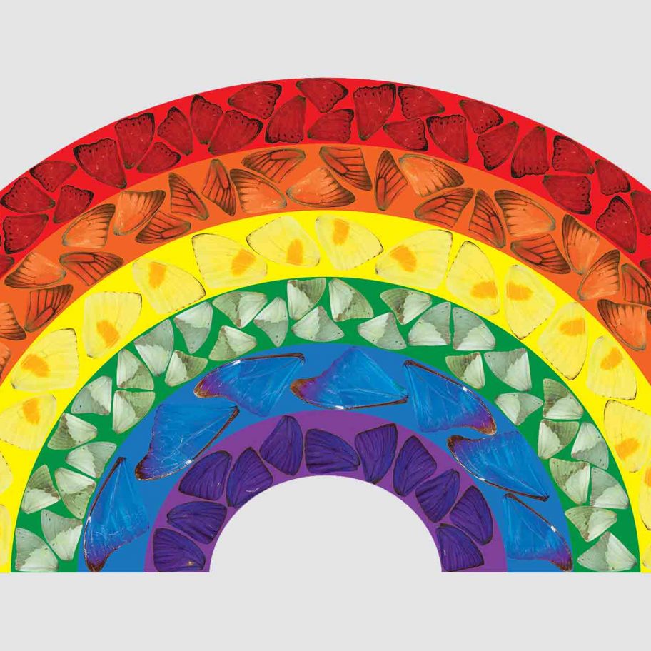 Damien Hirst creates Butterfly Rainbow artwork to raise money for the NHS during coronavirus crisis