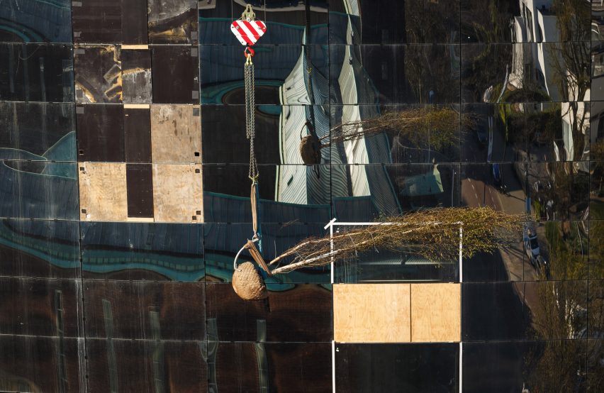Depot Boijmans Van Beuningen by MVRDV mirrored facade