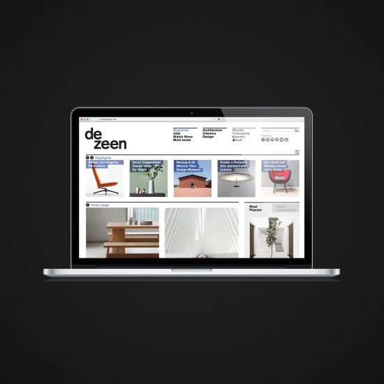 Dezeen soars to become one of the top 3,500 websites in the world
