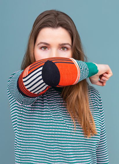 Elbow Sock for coronavirus by Raw Colour