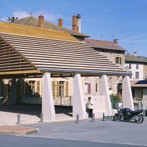 Lamure-Sur-Azergues covered market by Elisabeth Polzella