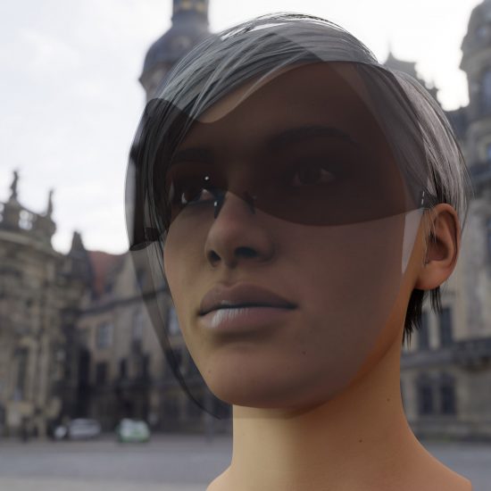 Face shield by Joe Doucet