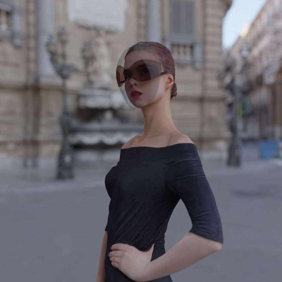 Face shield by Joe Doucet