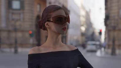 Face shield by Joe Doucet