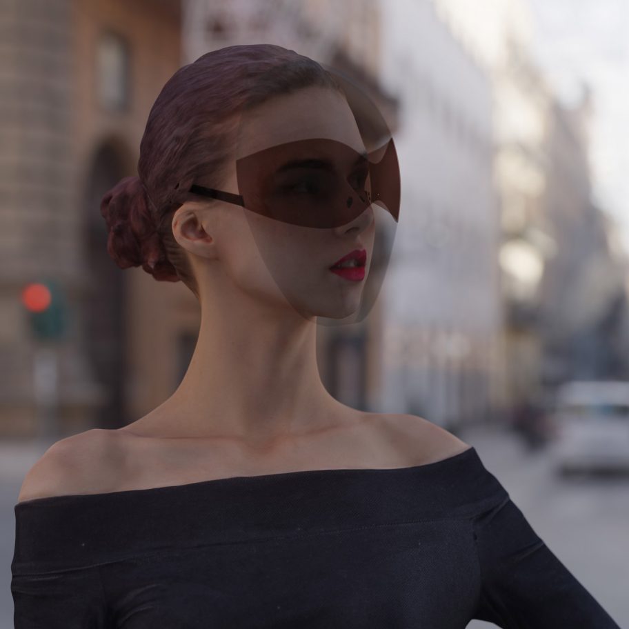 Face shield by Joe Doucet