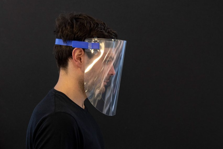 Foster + Partners designs reusable open-source face shield