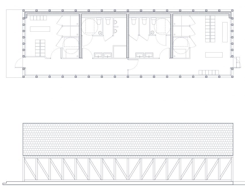 Garden Tennis Club of Cabourg by Lemoal Lemoal Architectes 