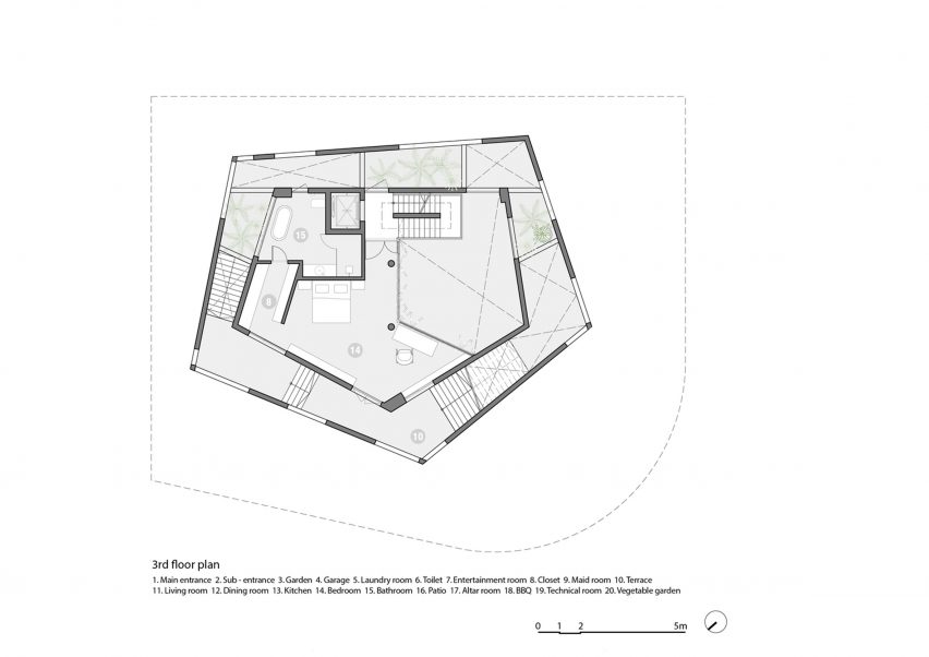 Second floor plan