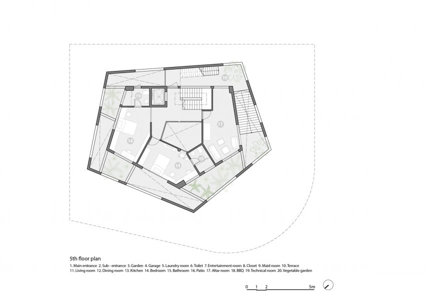 Fourth floor plan