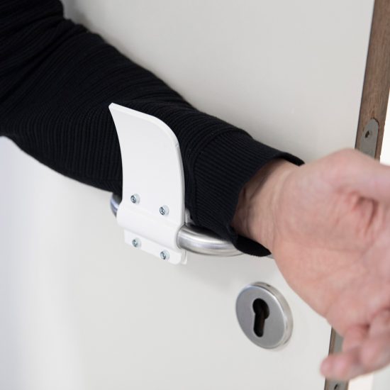 Five handle hacks for hands-free door opening
