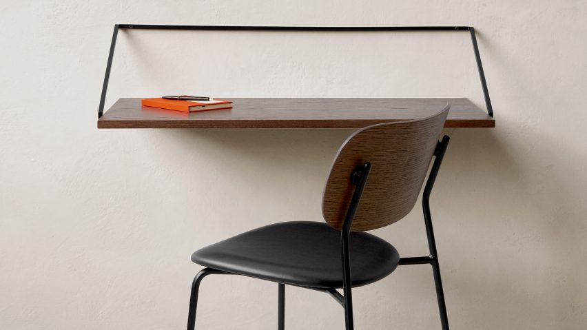 Home office furniture essentials: Rail Wall Desk by Keiji Ashizawa for Menu