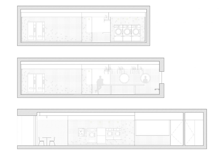 Lavandaria Morinha laundrette designed by Stu.dereLavandaria Morinha laundrette designed by Stu.dere