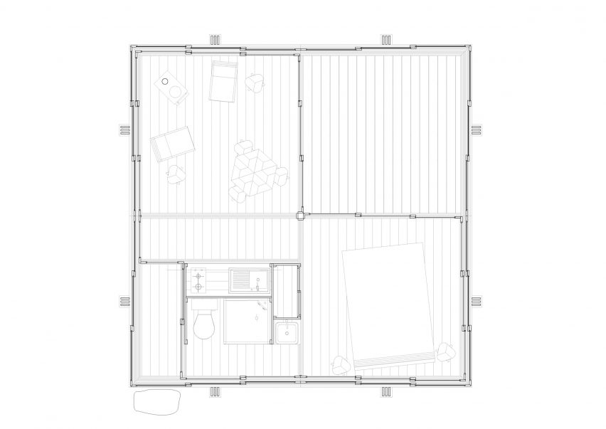 La Petit Maison by 2m26 Floor Plan