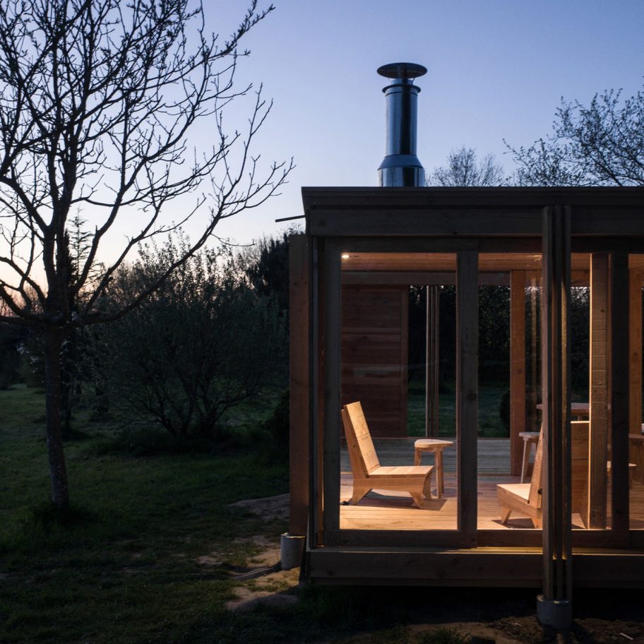 La Petite Maison is a tiny guesthouse in France made out of wood