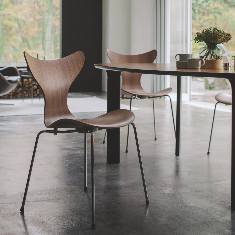 50th anniversary Lily chair by Arne Jacobsen for Fritz Hansen